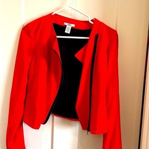 Red jacket